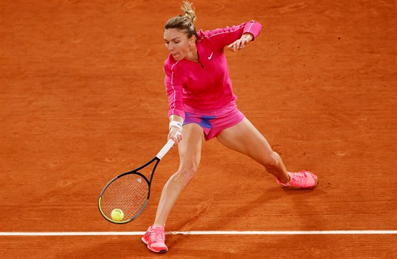 Simona Halepová ve tetím kole Roland Garros.