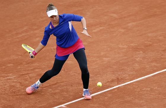 Barbora Krejíková ve tetím kole Roland Garros.