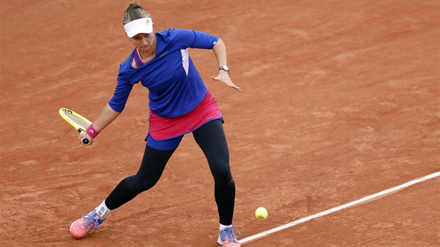 Barbora Krejkov ve tetm kole Roland Garros.