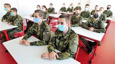 Slavnostní zahájení výuky žáků 1. ročníku pobočky Vojenské střední školy a... Slavnostní zahájení výuky žáků 1. ročníku pobočky Vojenské střední školy a...