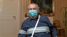 Prezident Miloš Zeman při rozhovoru pro MF DNES (Lány, 8. října 2020) Prezident Miloš Zeman při rozhovoru pro MF DNES (Lány, 8. října 2020)
