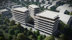 U sídliště Máj chystá investor komplex se třemi věžemi. Podobu zbylé zástavby... U sídliště Máj chystá investor komplex se třemi věžemi. Podobu zbylé zástavby...