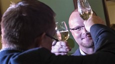 Martin Netolický ve volebním štábu ČSSD, která do letošního klání šla v koalici... Martin Netolický ve volebním štábu ČSSD, která do letošního klání šla v koalici...