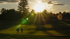 Momentka z dějiště golfového majoru Women's PGA Championship v Newton Square. Momentka z dějiště golfového majoru Women's PGA Championship v Newton Square.