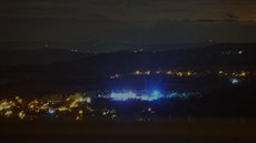 Záře z hotelu Sen v Senohrabech narušila pozorování ondřejovské hvězdárny. Záře z hotelu Sen v Senohrabech narušila pozorování ondřejovské hvězdárny.