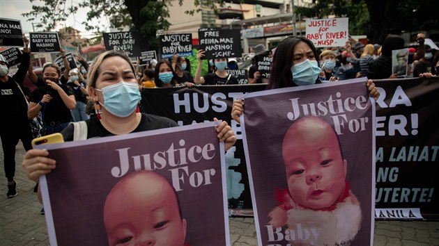 Lid v Manile protestovali proti justinmu systmu. (16. jna 2020)