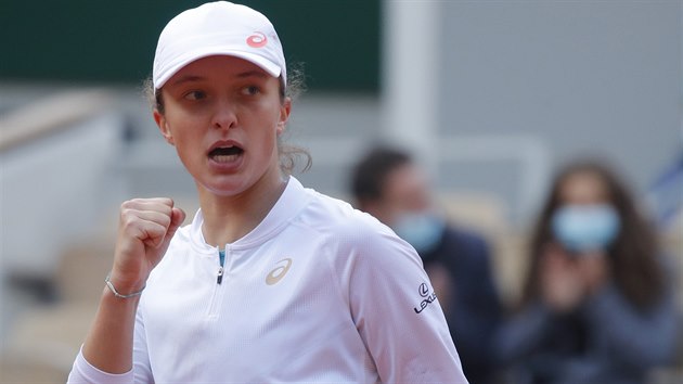 Iga wiatekov bhem finle Roland Garros