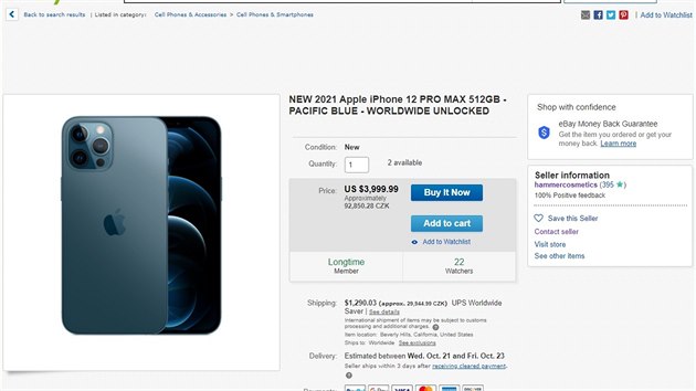 Pekupnci nabzej na eBayi nov iPhony 12 za mnohonsobn vy ceny.