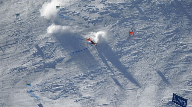 Lucas Braathen v obm slalomu v Sldenu