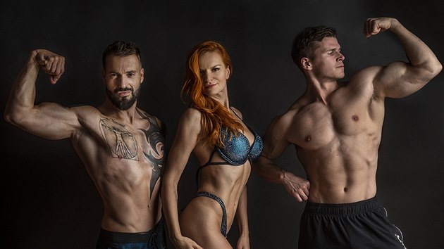 Zpvk Vclav Noid Brta, hereka Iva Pazderkov a fitness trenr Jakub Prchal