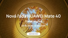 Huawei zve na premiéru Mate 40 Huawei zve na premiéru Mate 40