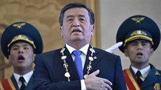 Kyrgyzský prezident Sooronbaj Žeenbekov (24. listopadu 2017) Kyrgyzský prezident Sooronbaj Žeenbekov (24. listopadu 2017)