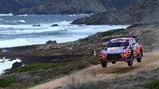 Dani Sordo při Italské rallye na Sardinii Dani Sordo při Italské rallye na Sardinii