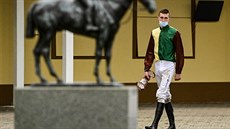 Žokej Pavel Složil, který skončil na Velké pardubické čtvrtý. Žokej Pavel Složil, který skončil na Velké pardubické čtvrtý.