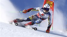 Lucas Braathen v obím slalomu v Söldenu