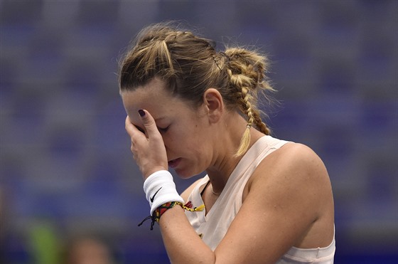 Bloruska Viktoria Azarenková ve finále proti krajance Aryn Sabalenkové.
