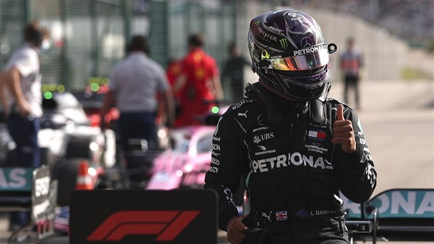 Lewis Hamilton, vtz kvalifikace na Velkou cenu Portugalska