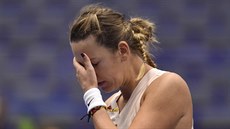 Bloruska Viktoria Azarenková ve finále proti krajance Aryn Sabalenkové.