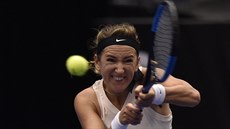 Viktoria Azarenková v semifinále ostravského turnaje proti Marii Sakkariové Viktoria Azarenková v semifinále ostravského turnaje proti Marii Sakkariové
