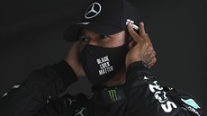 Lewis Hamilton, vítz kvalifikace na Velkou cenu Portugalska