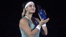 Aryna Sabalenková, vítězka turnaje v Ostravě Aryna Sabalenková, vítězka turnaje v Ostravě