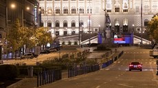 Noční vyprázdněná Praha 28. října 2020. Noční vyprázdněná Praha 28. října 2020.