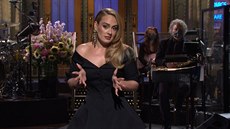 Zpvaka Adele coby moderátorka show Saturday Night Live (Los Angeles, 23....