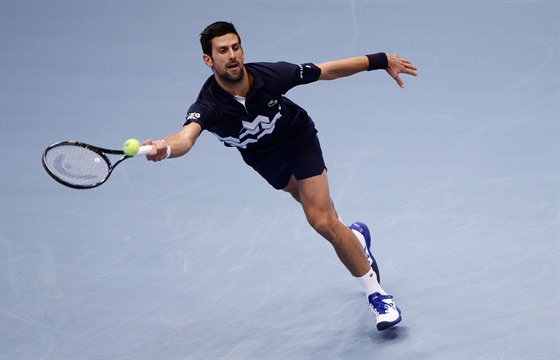 Novak Djokovi ve tvrtfinále turnaje ve Vídni.