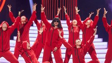 Jitka Čvančarová jako Delia v show Tvoje tvář má známý hlas VII Jitka Čvančarová jako Delia v show Tvoje tvář má známý hlas VII