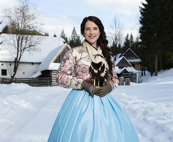 Leonie Brillová jako princezna z pohádky O vánoní hvzd