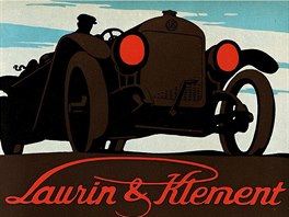 Reklamy automobilky Laurin & Klement z dobových asopis