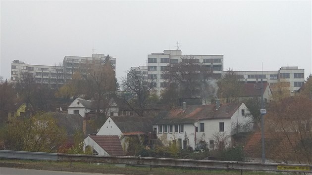 Ubytovací komplex v Týn nad Vltavou sloený z panelových dom slouil u pro...