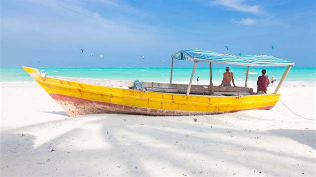 Zanzibarsk snhobl ple pat mezi nejkrsnj a nejdel iroko daleko. Mstn prodn rj lk mnoho turist.