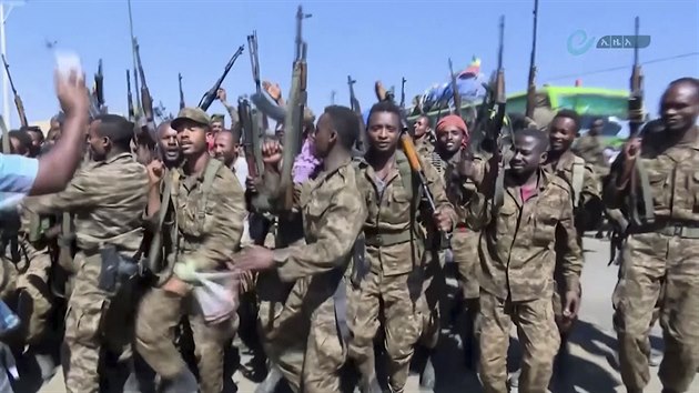 Etiopsk armda zahjila ofenzivu proti vzpurnmu regionu Tigraj na severu zem. (16. listopadu 2020)