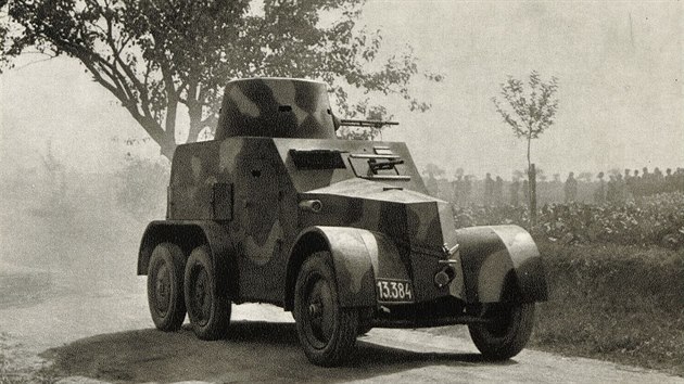 eskoslovensk armda 19181939. Lehk obrnn automobil vzor 30 vyrbla Tatra
