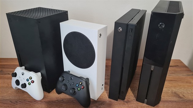 Xbox Series X, Xbox Series S, Xbox One X a pvodní Xbox One