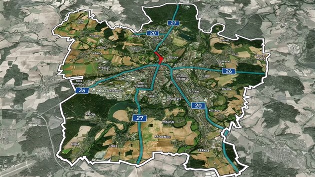 Křižovatka Rondel – Karlovarská je jedním z důležitých dopravních uzlů v Plzni.