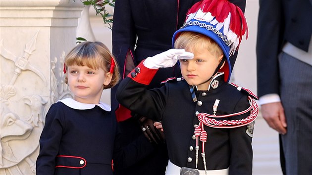 Monack princezna Gabriella a princ Jacques (Monako, 19. listopadu 2020)