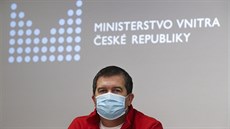Jan Hamáček na středečním jednání Ústředního krizového štábu. (11. listopadu... Jan Hamáček na středečním jednání Ústředního krizového štábu. (11. listopadu...
