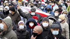 Shromáždění v centru běloruského Minsku na protest proti oficiálním výsledkům... Shromáždění v centru běloruského Minsku na protest proti oficiálním výsledkům...