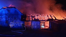 Ve Vitějovicích hořel v úterý večer statek. Ve Vitějovicích hořel v úterý večer statek.