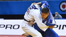 Strahinja Bunčič ze Srbska (vpravo) a český judista Pavel Petřikov na... Strahinja Bunčič ze Srbska (vpravo) a český judista Pavel Petřikov na...