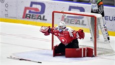 Pardubický brankář Pavel Kantor. Pardubický brankář Pavel Kantor.