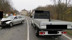 Fotografie z místa nehody v Lučanech nad Nisou. Fotografie z místa nehody v Lučanech nad Nisou.