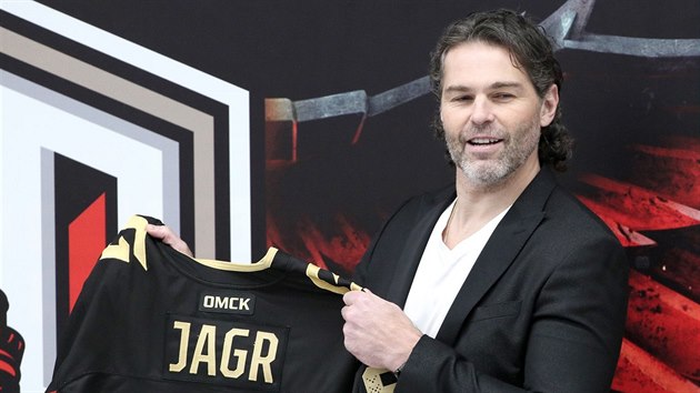 Jaromír Jágr při oslavách 70. výročí založení Avangardu Omsk Jaromír Jágr při oslavách 70. výročí založení Avangardu Omsk