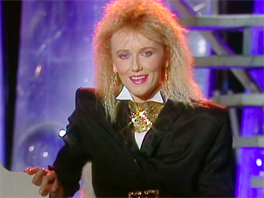 Zpěvačka Marika Gombitová v pořadu Abeceda (rok 1987)