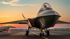 Vizualizace letounu Tempest, britské stíhačky šesté generace Vizualizace letounu Tempest, britské stíhačky šesté generace