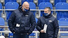 Trenéři Komety Libor Zábranský a Jan Zachrla. Trenéři Komety Libor Zábranský a Jan Zachrla.