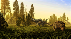 Ekosystém geologického souvrství Dinosaur Park na území kanadské provincie... Ekosystém geologického souvrství Dinosaur Park na území kanadské provincie...