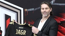 Jaromír Jágr při oslavách 70. výročí založení Avangardu Omsk Jaromír Jágr při oslavách 70. výročí založení Avangardu Omsk
